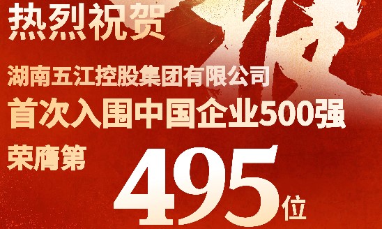 喜報(bào)！集團(tuán)首次躋身中國企業(yè)500強(qiáng)